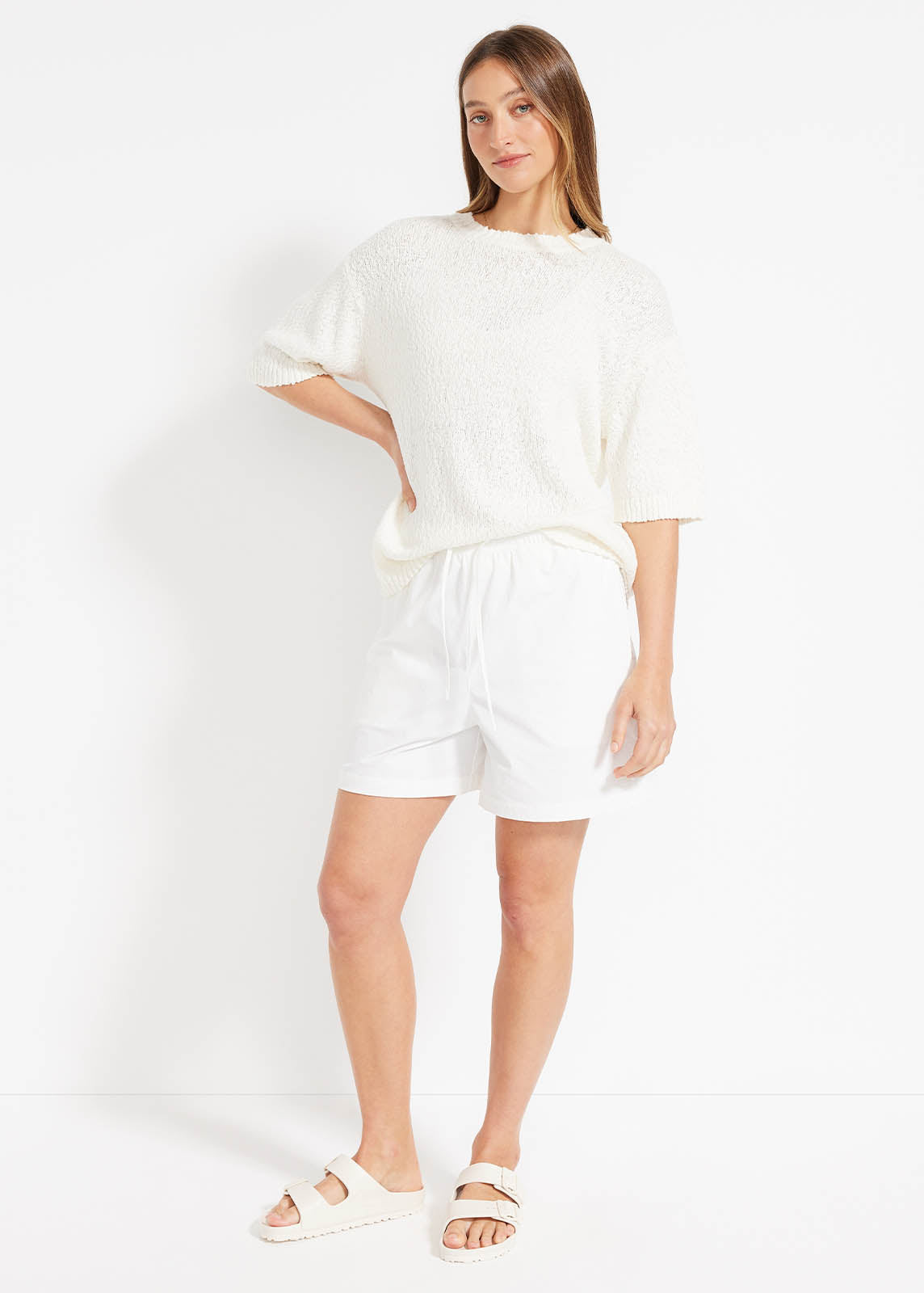 Summer Boucle Knit Tee