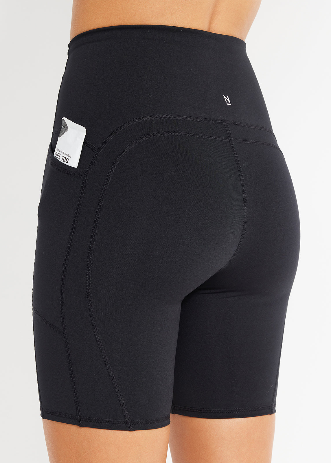 In Tempo Running Short 18cm in Black Running Shorts