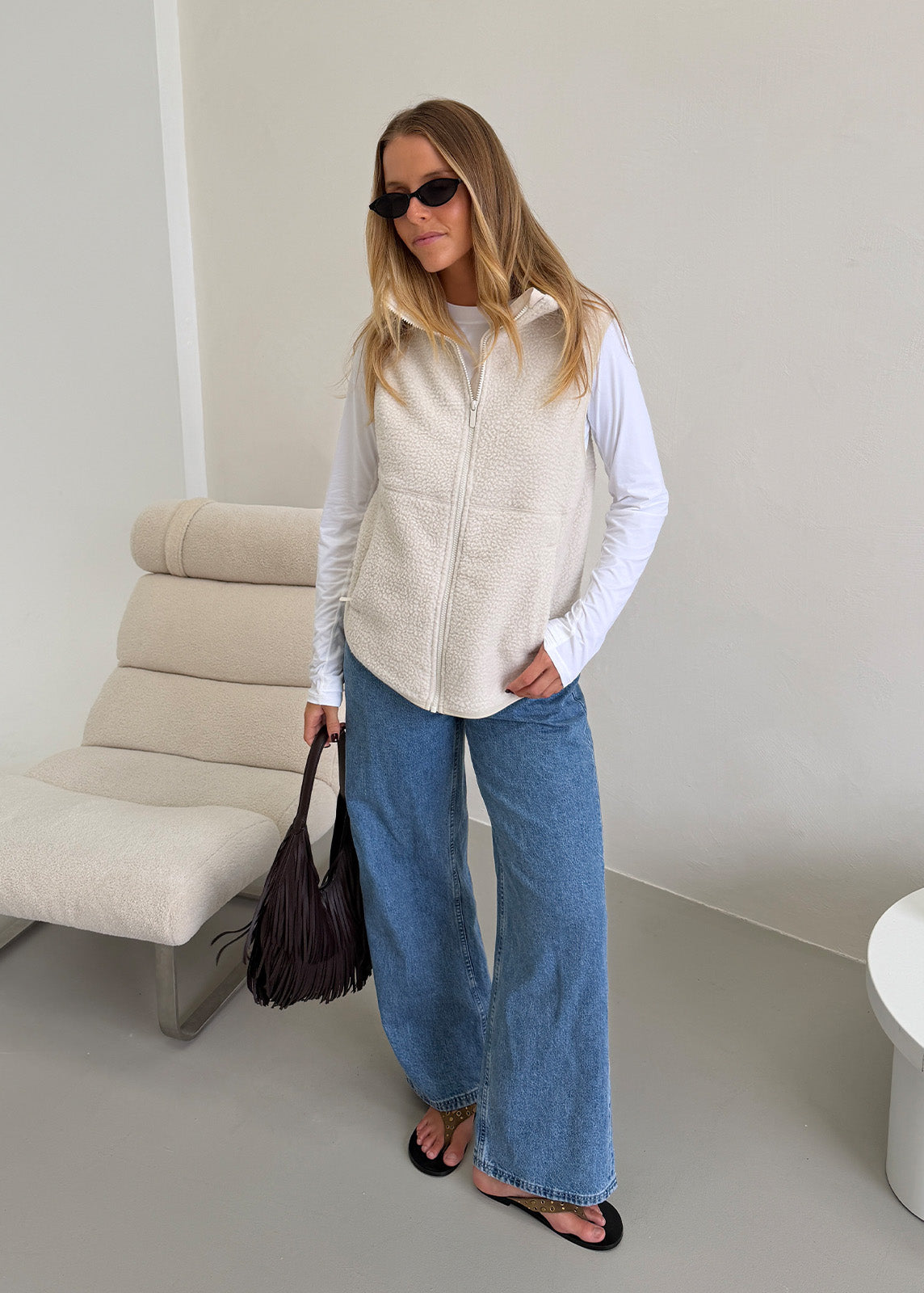 Rain Or Shine Sherpa Vest