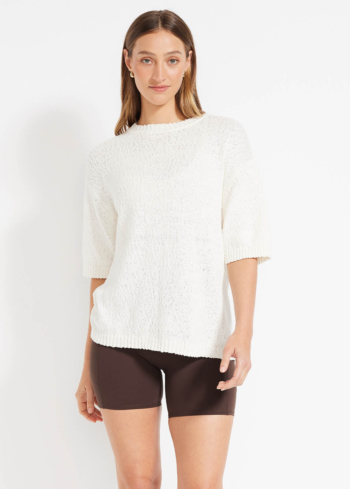 Summer Boucle Knit Tee