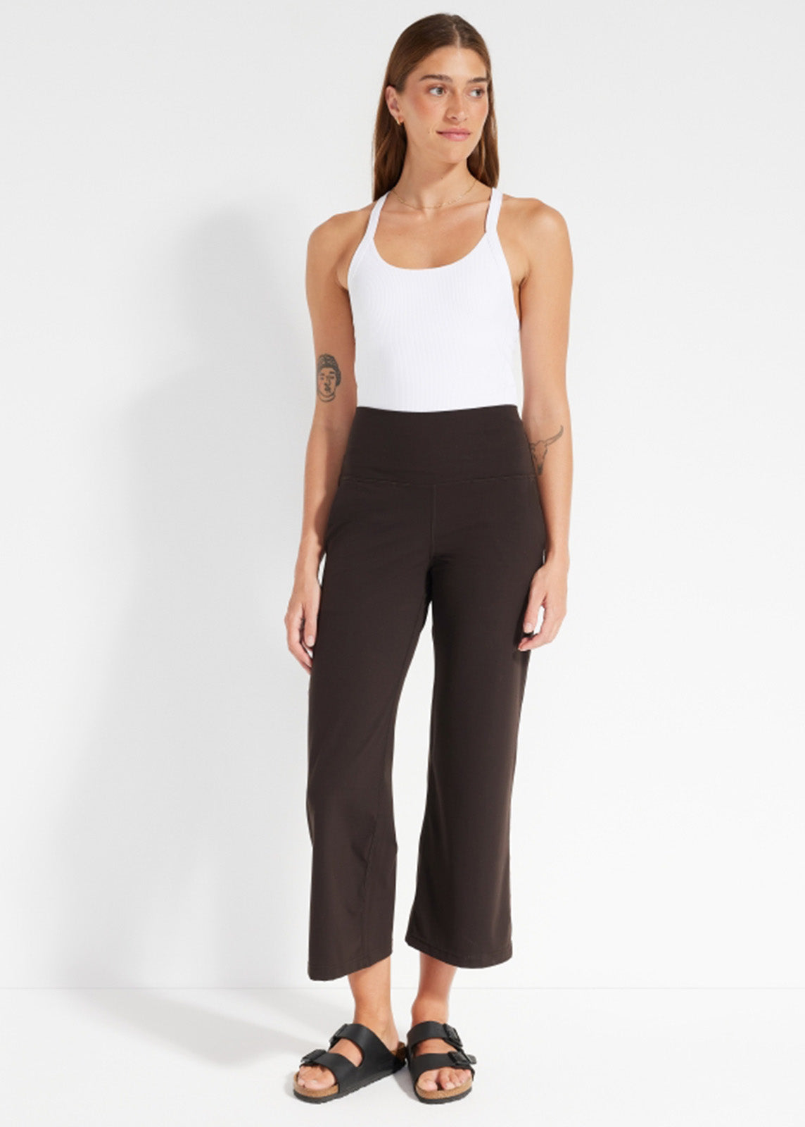 In Motion Cropped Wide Leg Pant