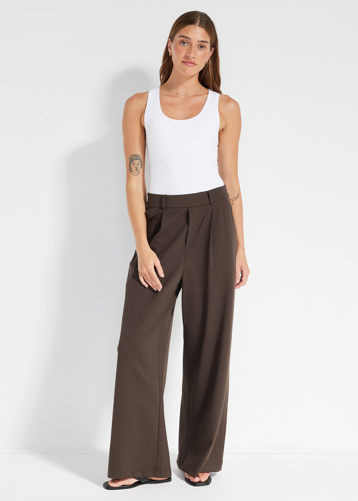 Pleated Tailored Trouser