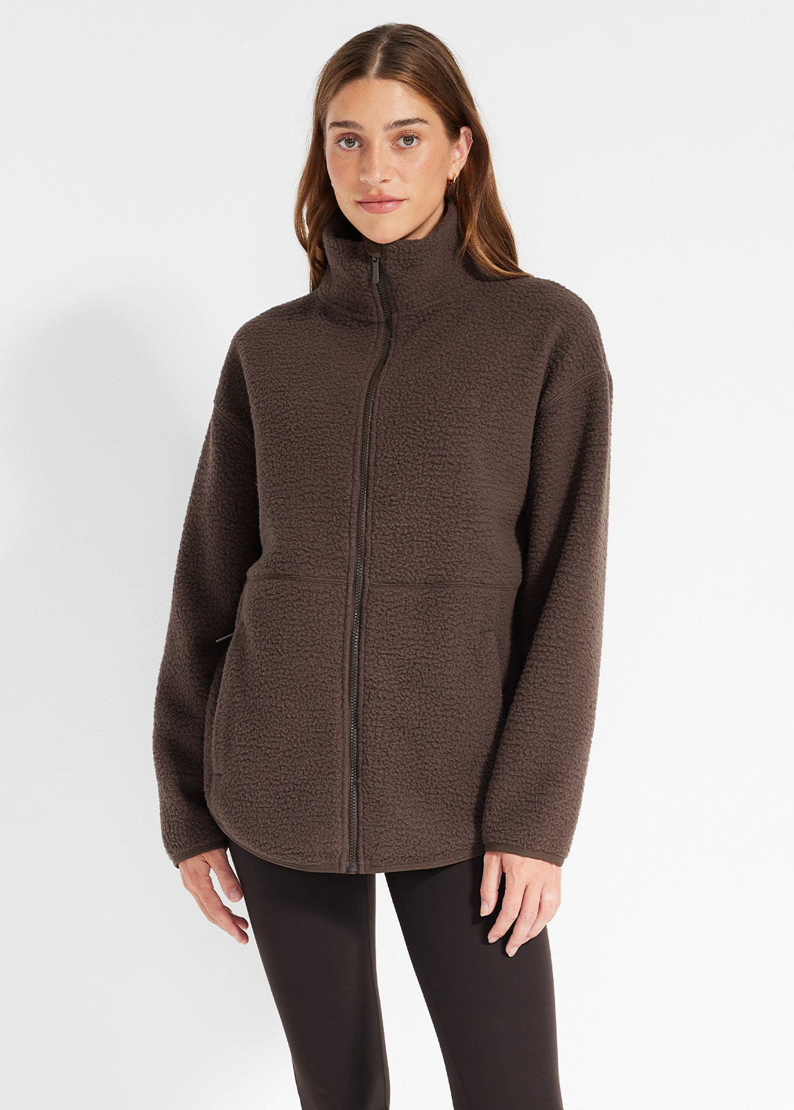 Rain or Shine Sherpa Jacket in Chocolate | Women's Outerwear & Jackets Rain or Shine Sherpa Jacket in Chocolate | Women's Outerwear & Jackets