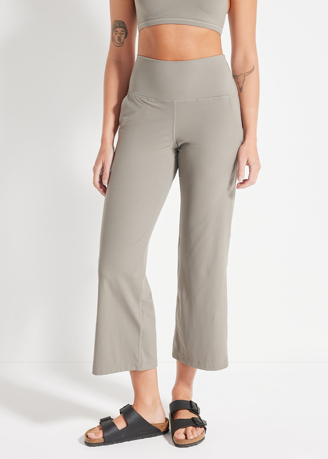 In Motion Cropped Wide Leg Pant