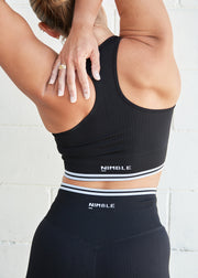 Ribbed Seamless Bra