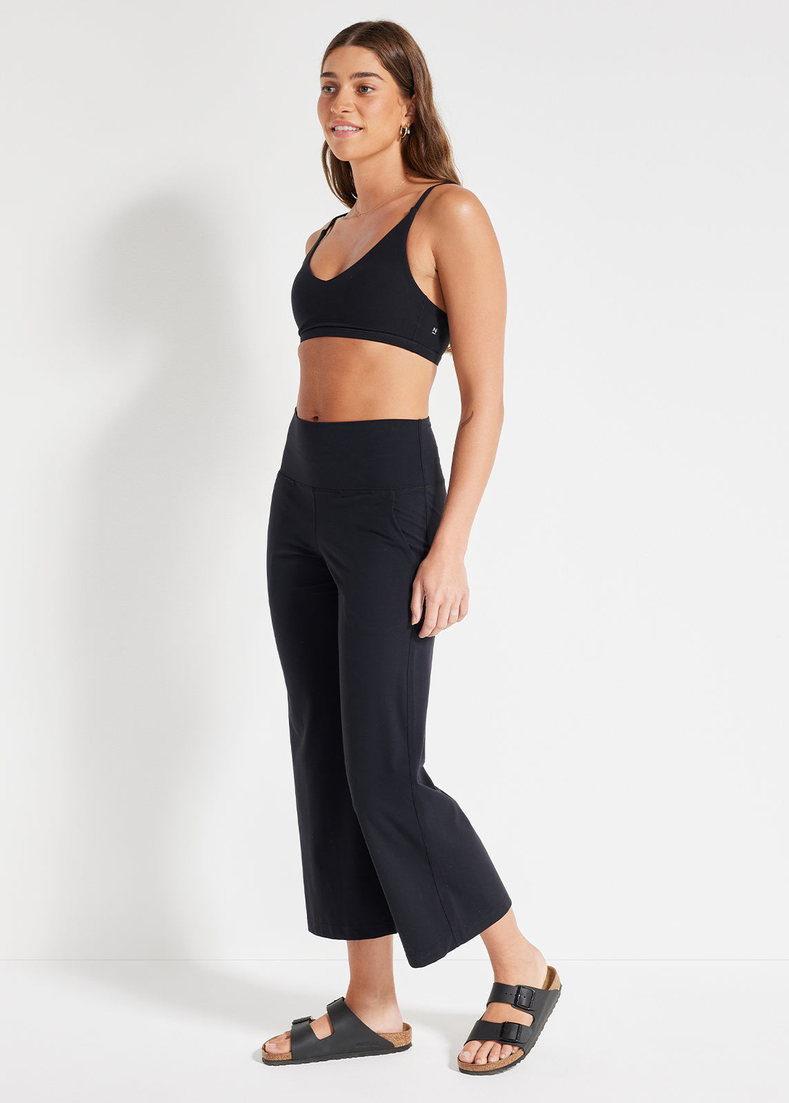 In Motion Cropped Wide Leg Pant