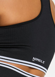 Ribbed Seamless Bra