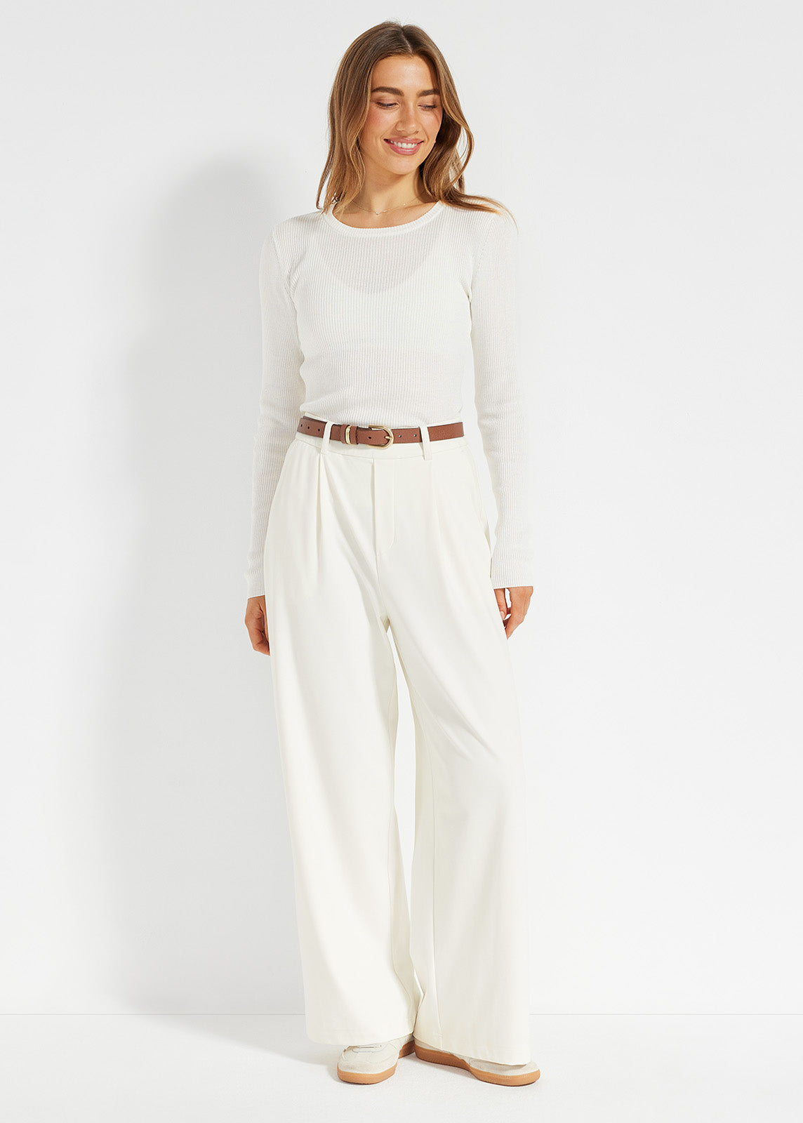Pleated Tailored Trouser
