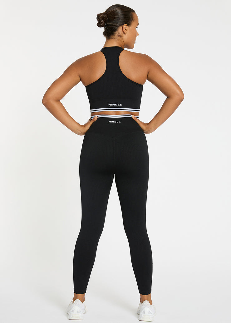 Ribbed Seamless Bra