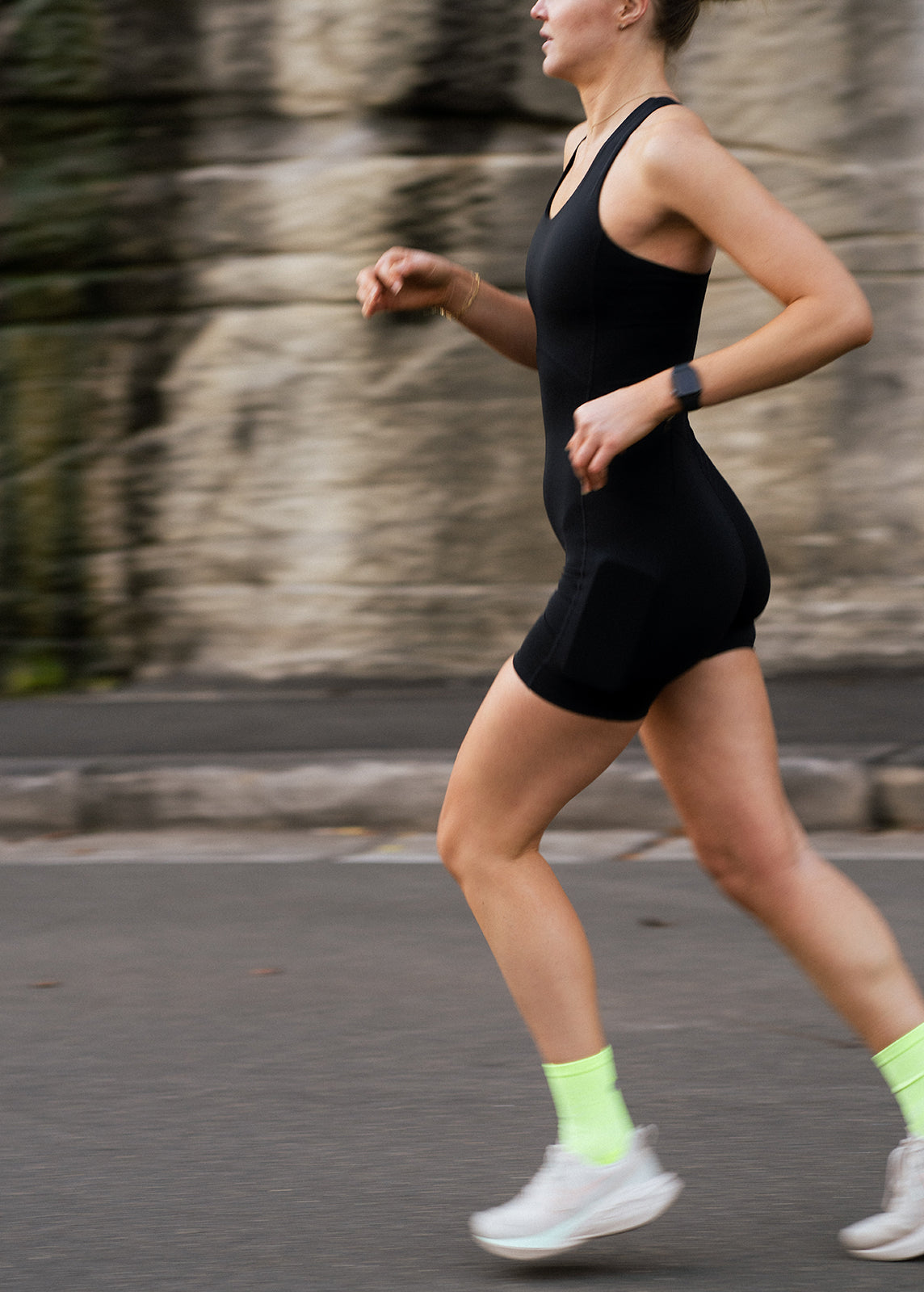 In Tempo Run Crew Sock