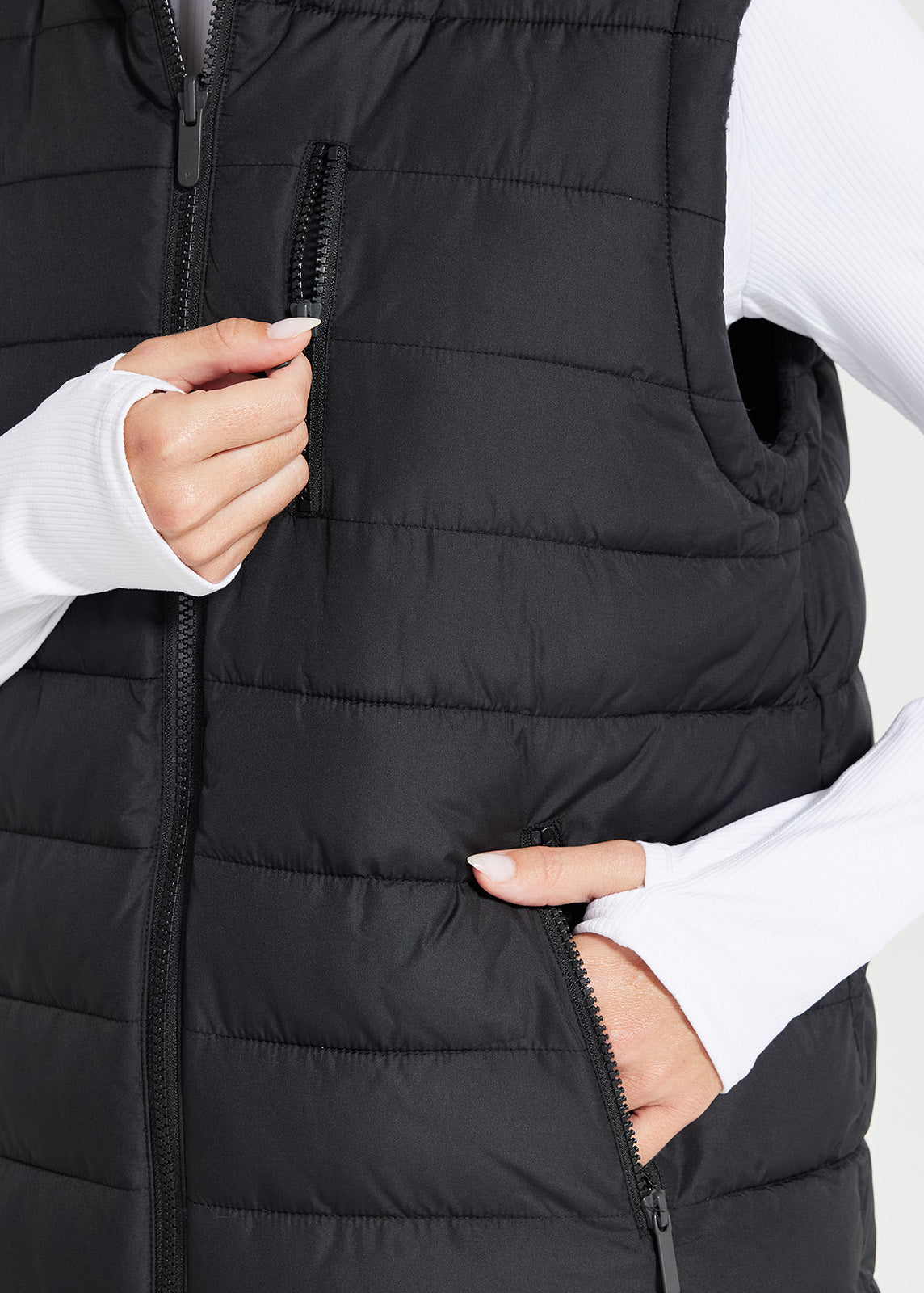 Reversible Half Time Vest in Black | Jackets