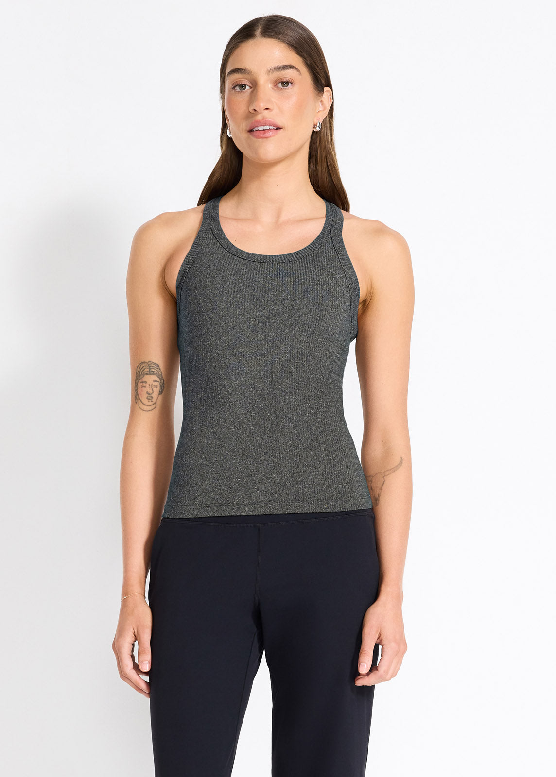 Lightweight Ribbed Racerback Tank