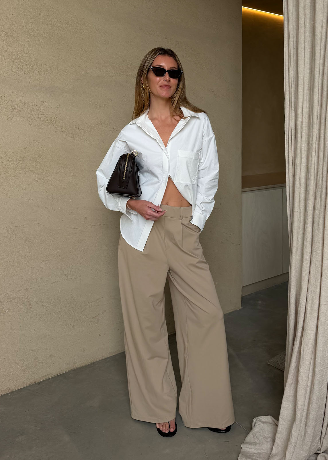 Pleated Tailored Trouser