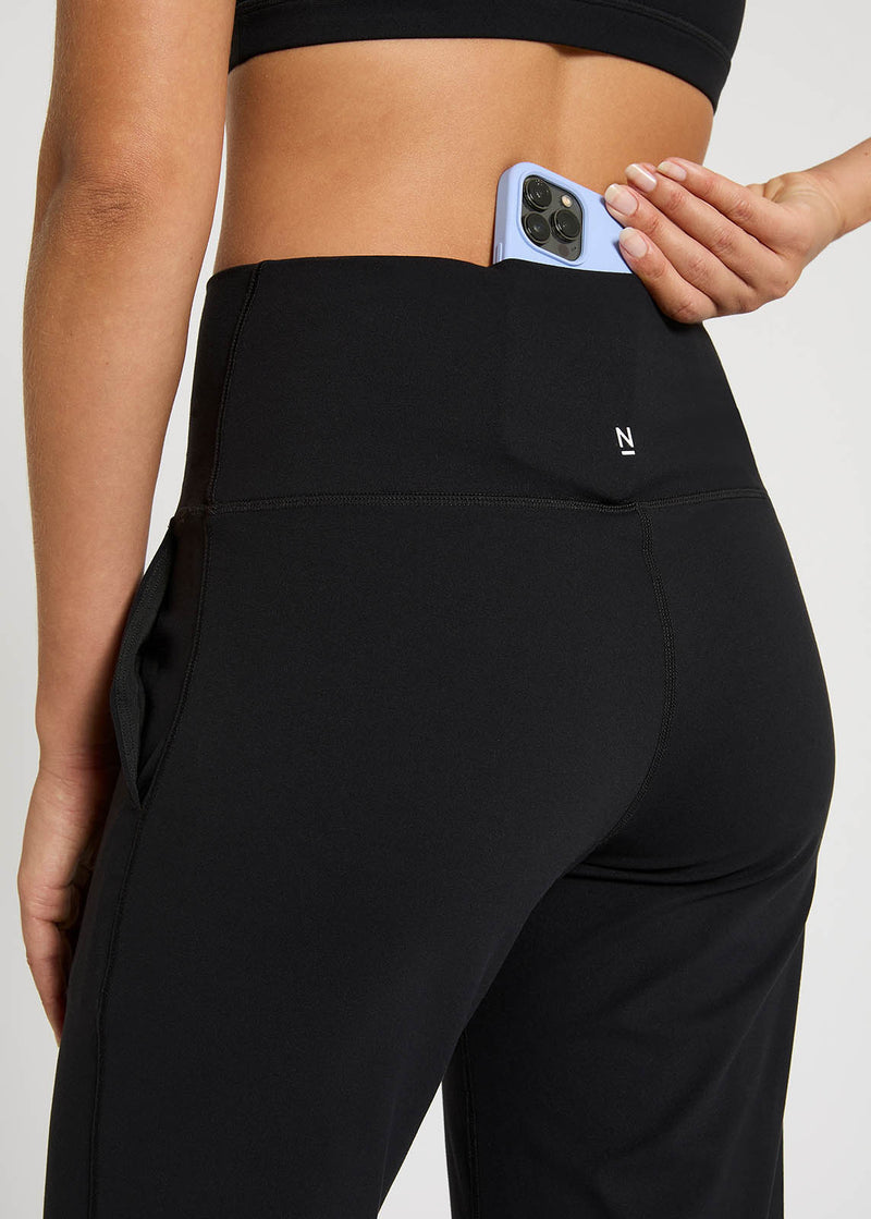 In Motion Wide Leg Pant in Black | Pants | Nimble Activewear