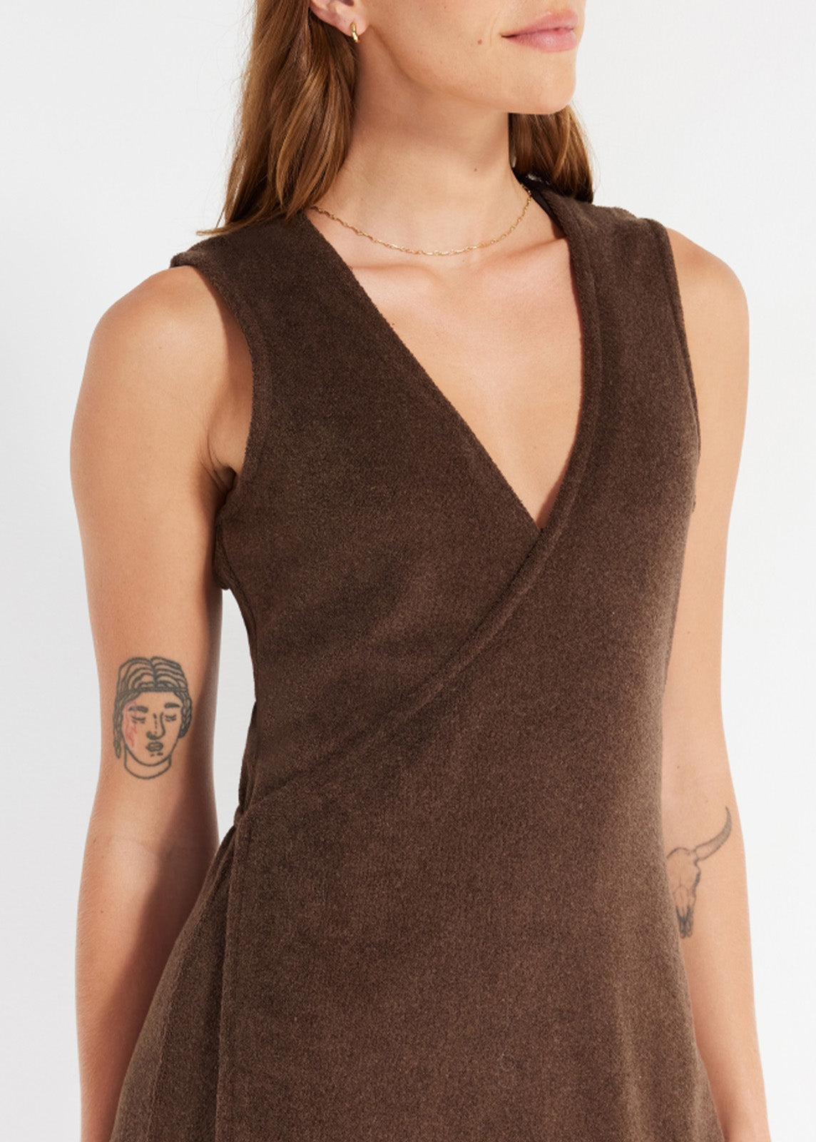 Coastal Terry Wrap Dress