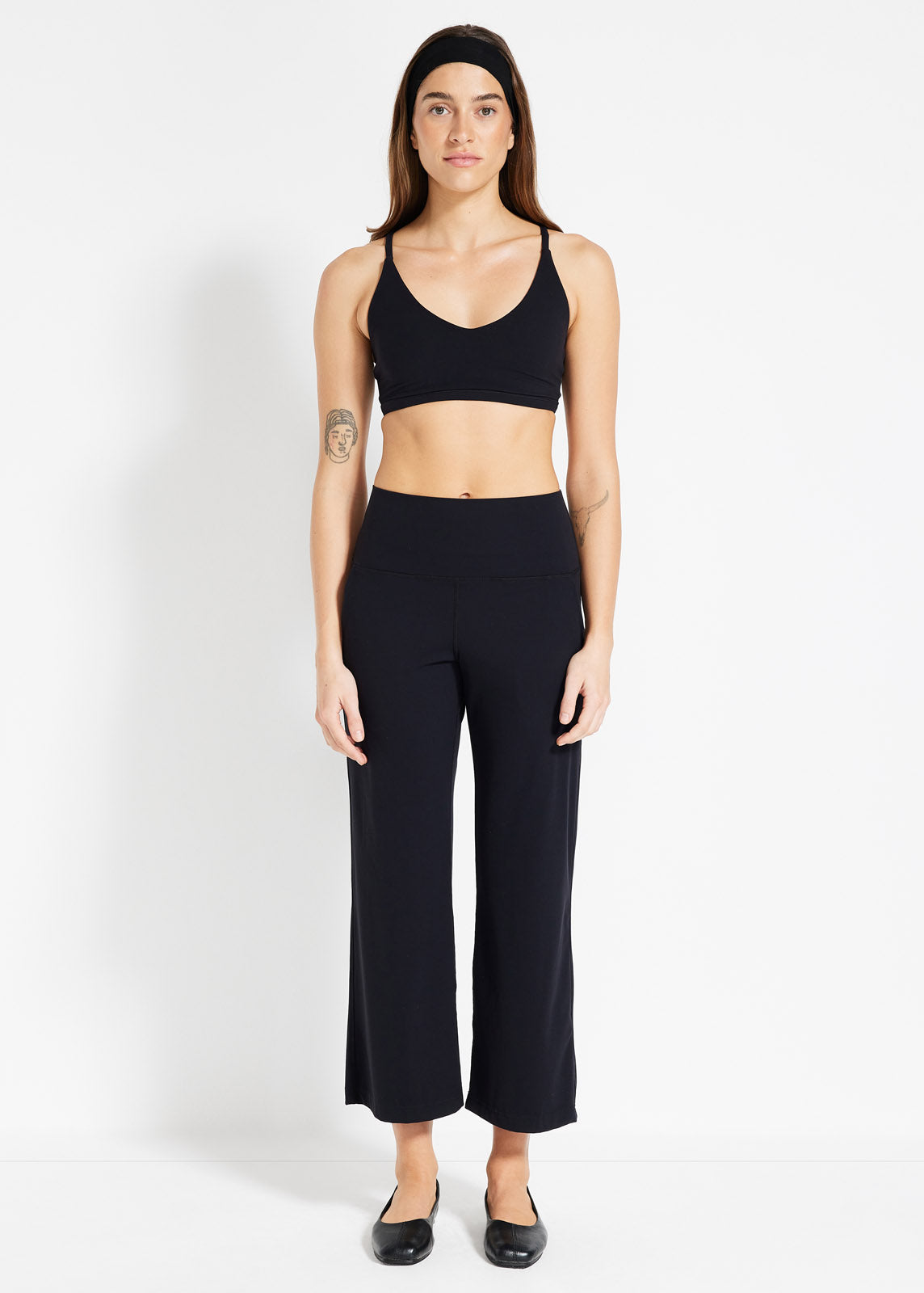 In Motion Cropped Wide Leg Pant