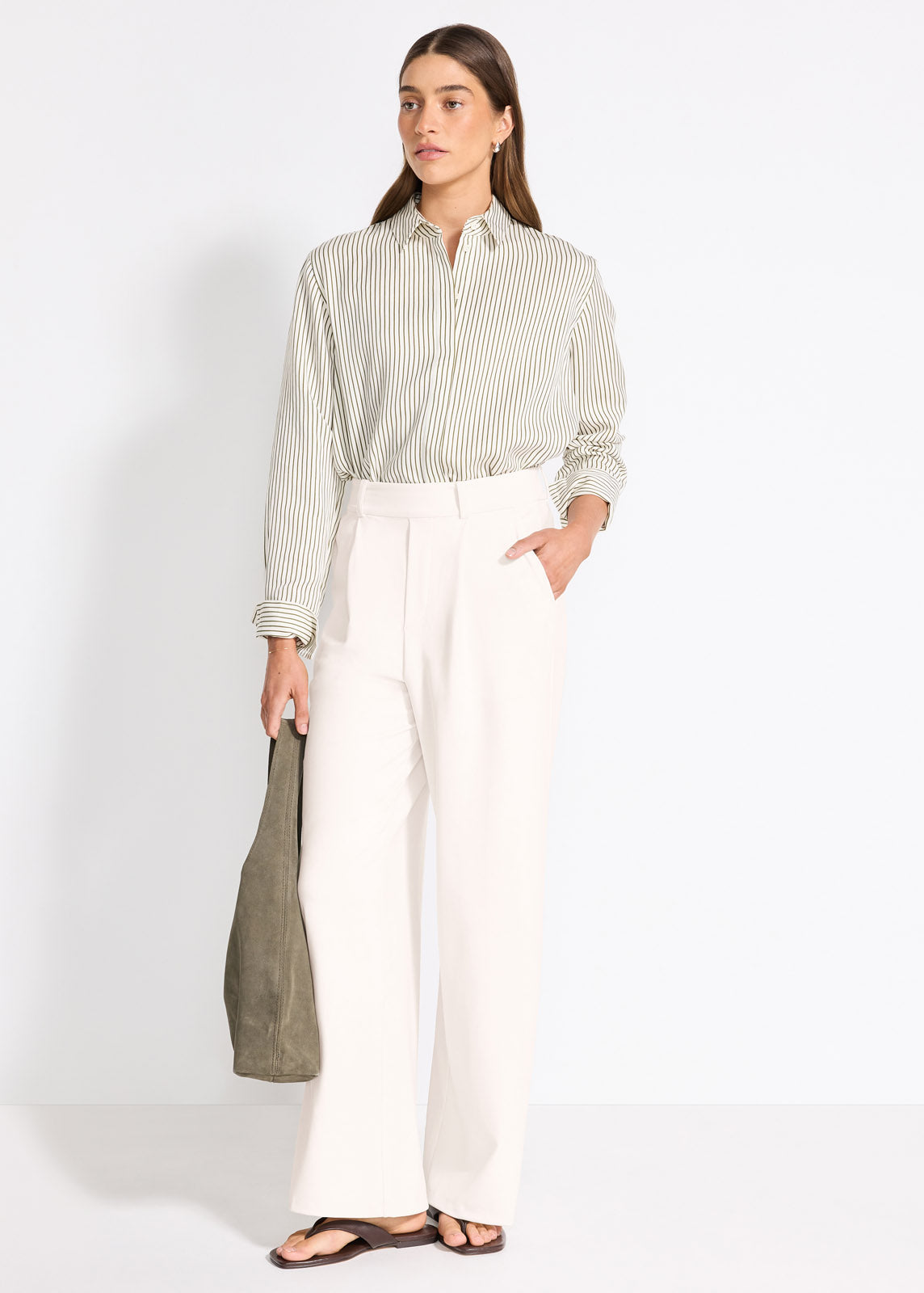 Pleated Tailored Trouser