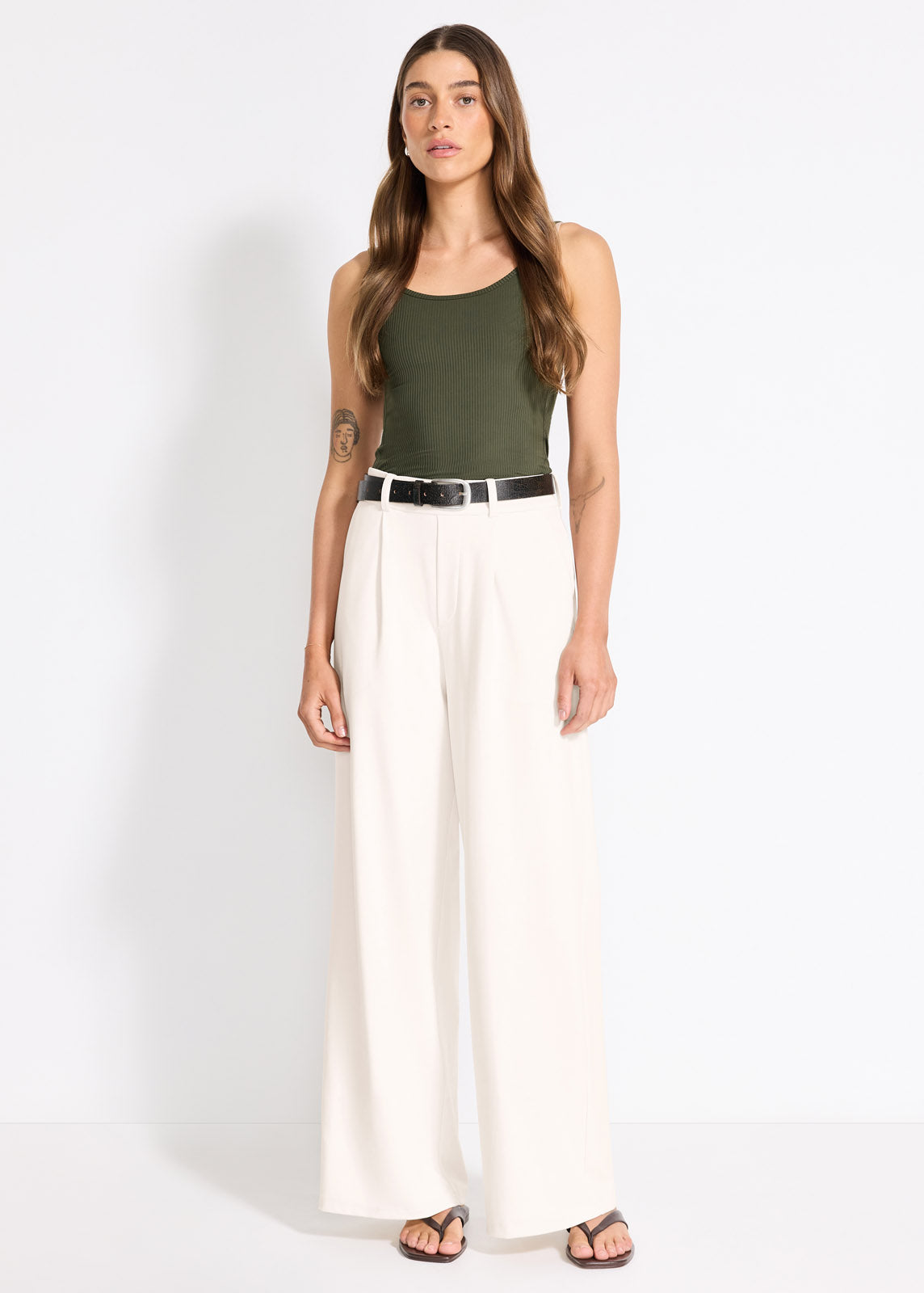 Pleated Tailored Trouser