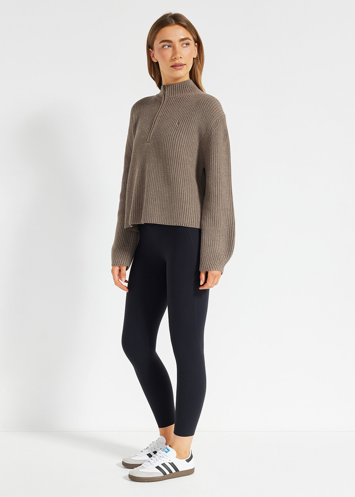 Everyday Ribbed 1/2 Zip