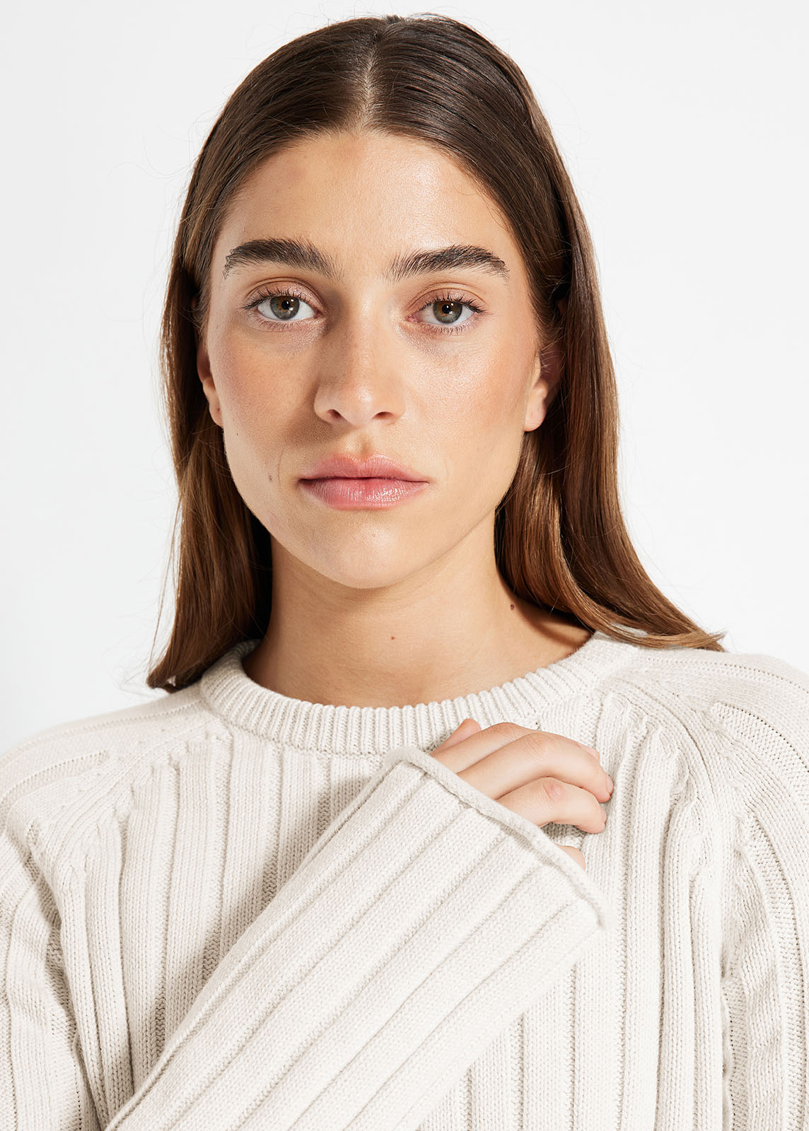 Knitted Rib Long Sleeve