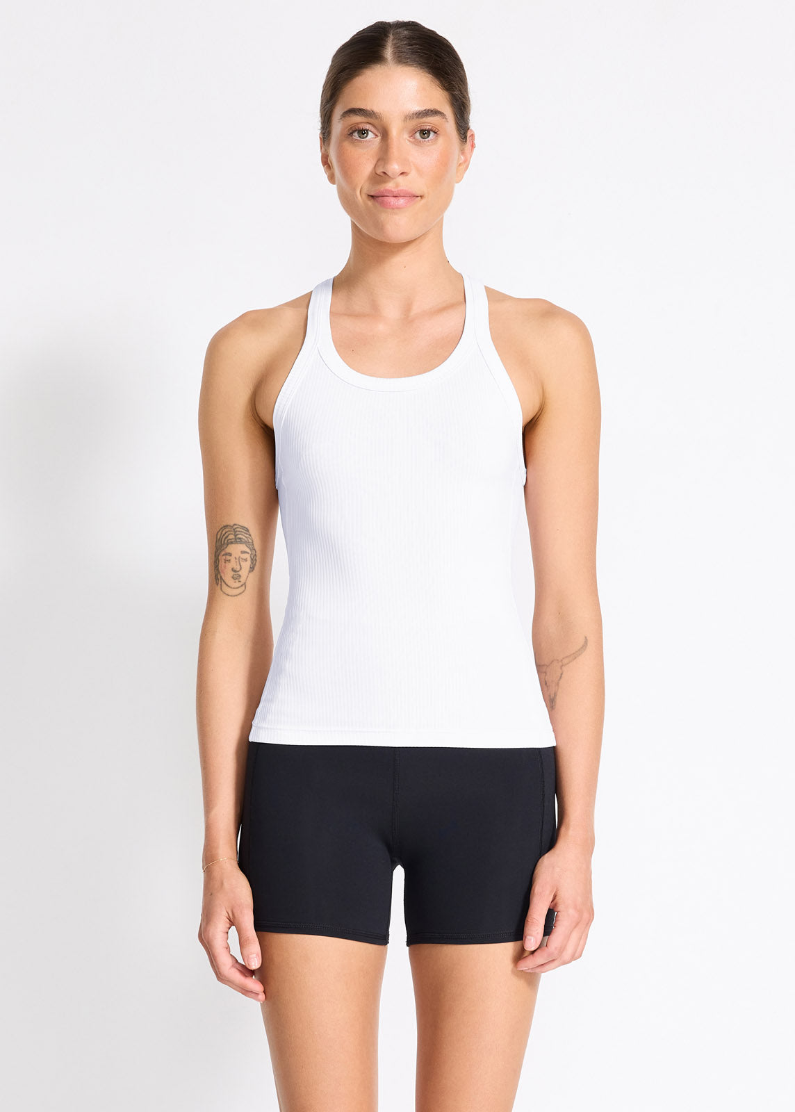 Lightweight Ribbed Racerback Tank