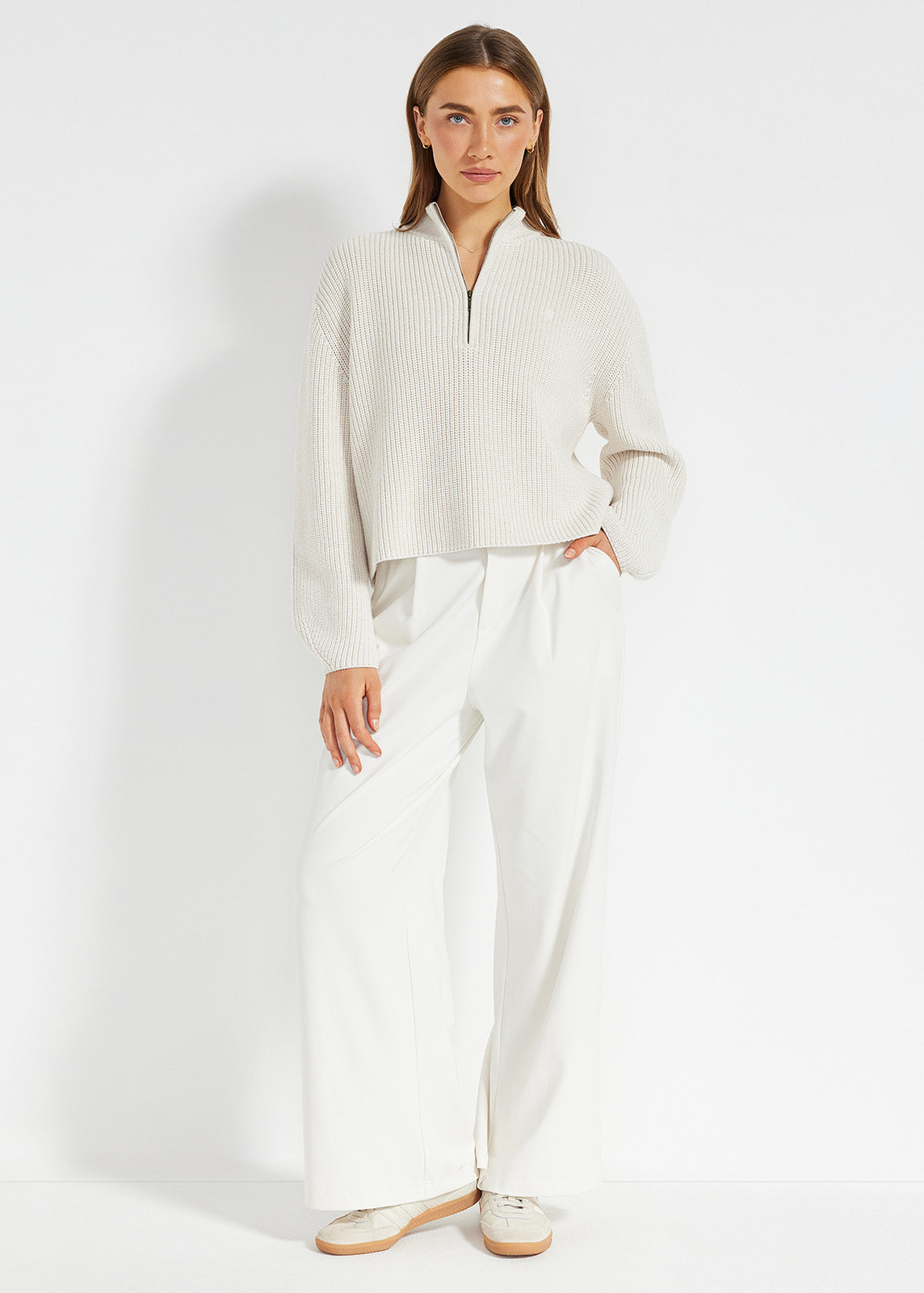 Everyday Ribbed 1/2 Zip