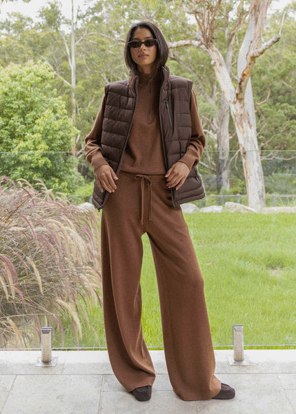 Me Time Pant in Chestnut Brown | Women's Sweats & Pants