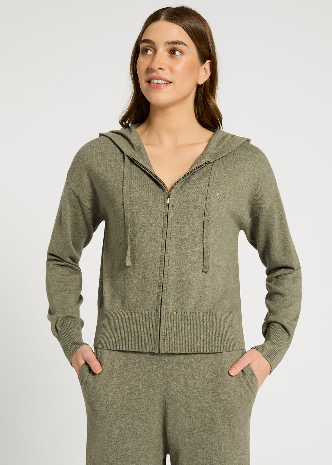 Me Time Hooded Zip Through