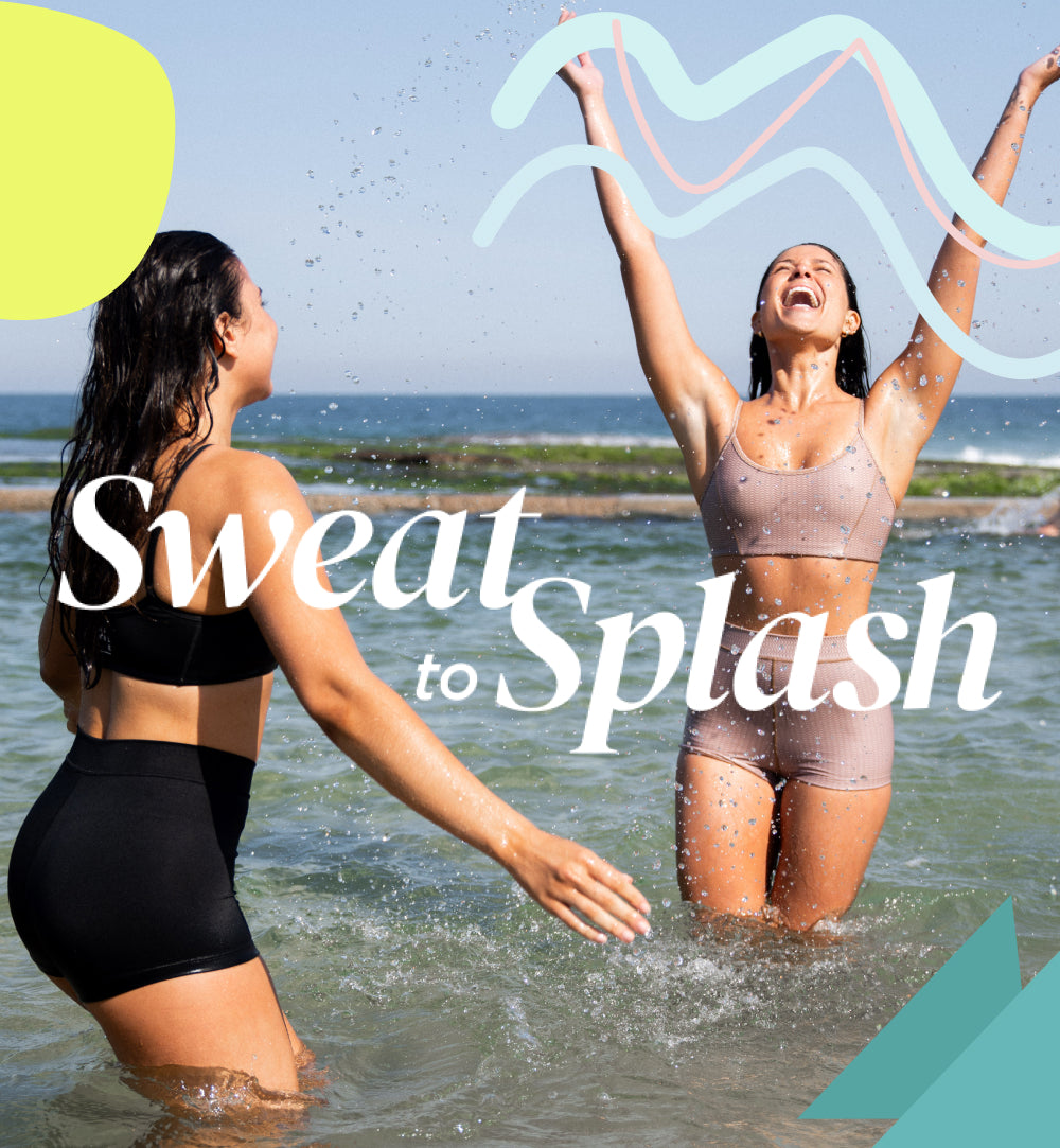 Sweat To Splash - Swimmable Activewear