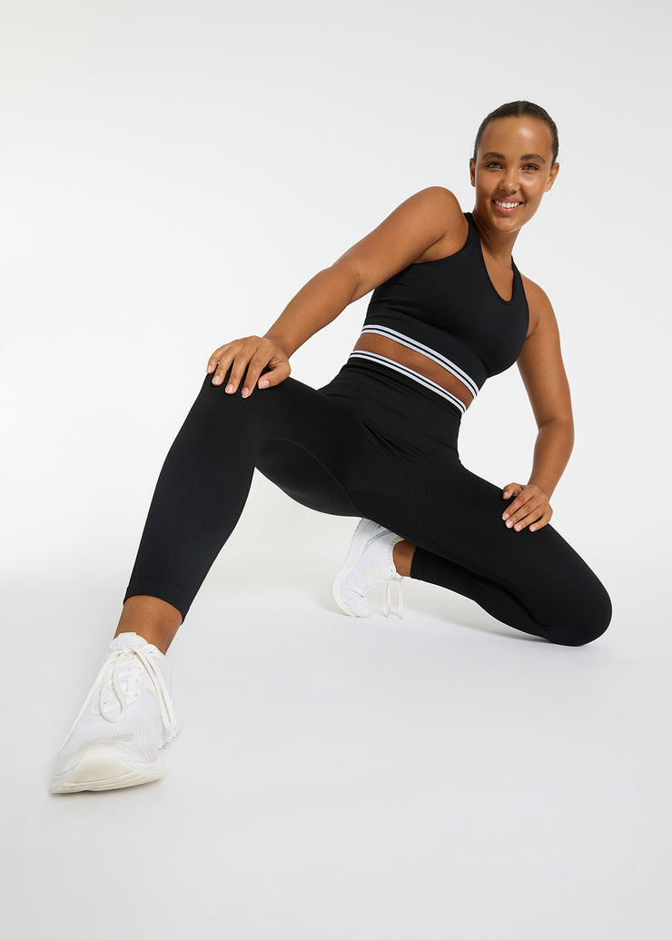 Ribbed Seamless Bra
