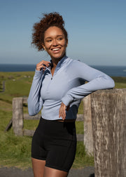 Crop It 1/2 Zip